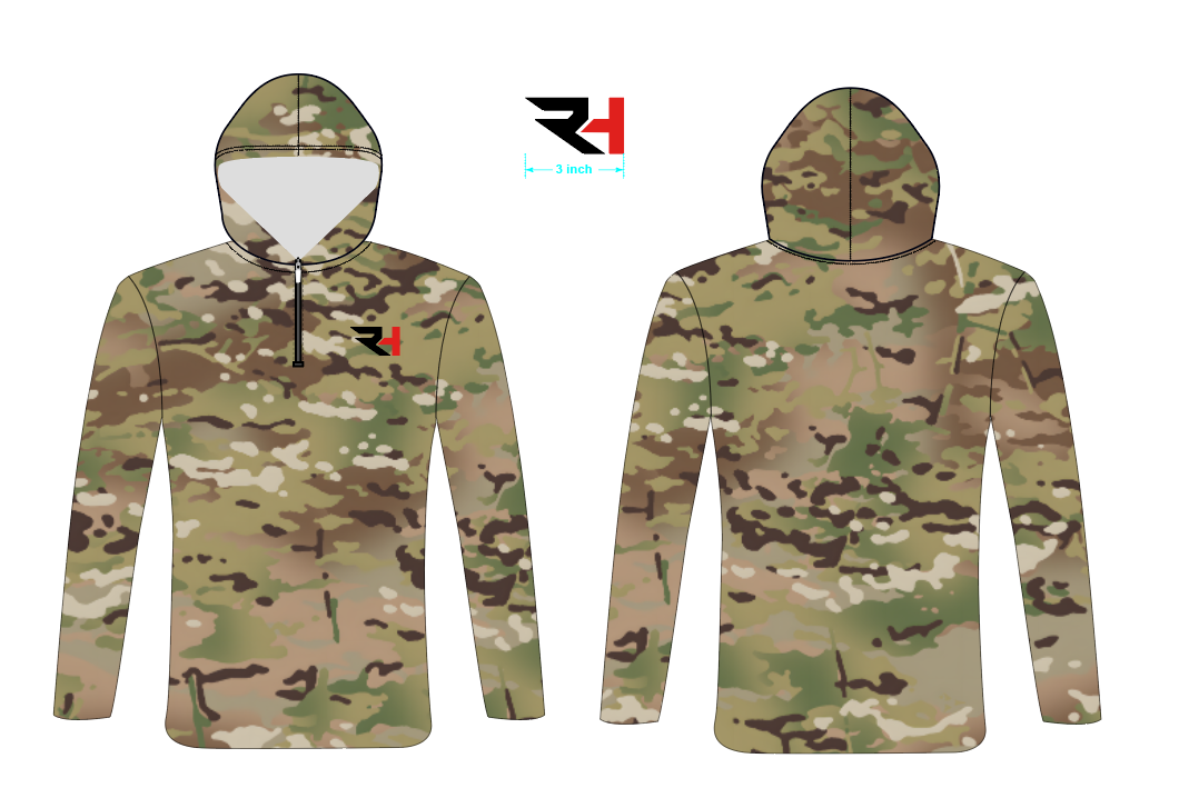 RealHunters Hooded Long Sleeve Shirt with 1/4 Zipper RealHunters Hooded Long Sleeve Shirt with 1/4 Zipper - Summary