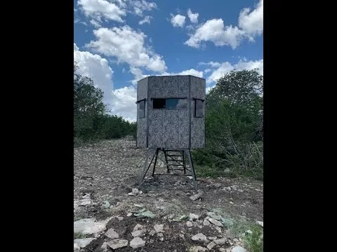 Texas Hunter Products 5x7 Wrangler Camo Hunting Blind Review Video
